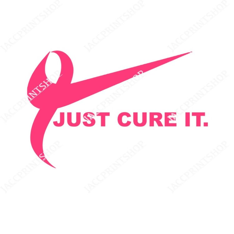 Just Cure It Breast Cancer Awareness SVG PNG Cut file - Etsy